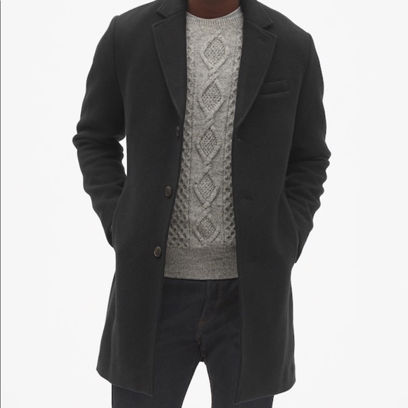 Gap Men’s Wool-Blend Coat